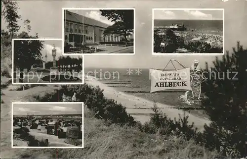 Ahlbeck Ostseebad Ansichten Strand Kat. Heringsdorf Insel Usedom