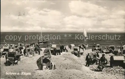 Goehren Ruegen Strand Kat. Goehren Ostseebad Ruegen