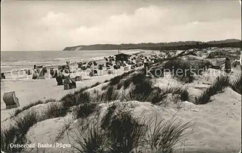 Baabe Ostseebad Ruegen Strand Duenen Kat. Baabe