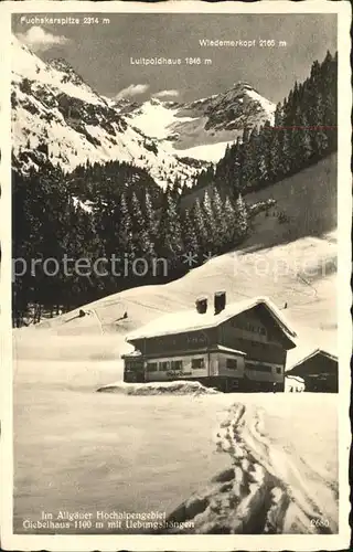 Hindelang Berggasthof Giebelhaus Kat. Bad Hindelang