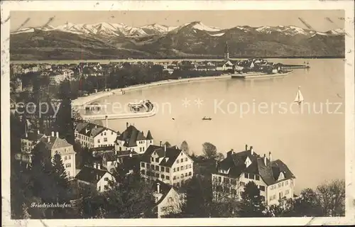 Friedrichshafen Bodensee See Alpen  Kat. Friedrichshafen