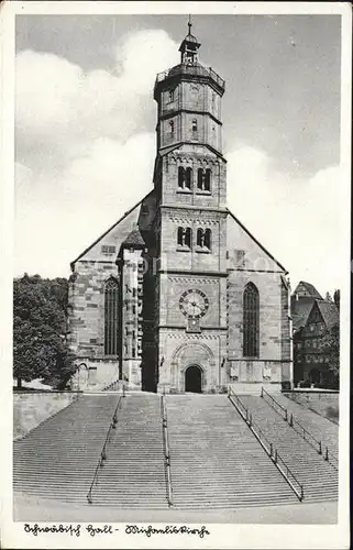 Schwaebisch Hall Kirche Kat. Schwaebisch Hall