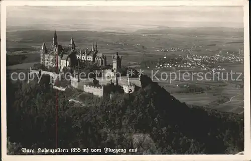 Hechingen Burg Hohenzollern Fliegeraufnahme Kat. Hechingen