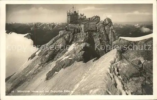 Zugspitze Muenchner Haus Kat. Garmisch Partenkirchen