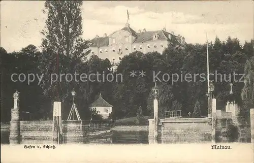 Mainau Hafen Schloss Kat. Konstanz