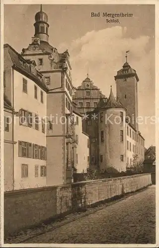 Bad Mergentheim Schloss Kat. Bad Mergentheim