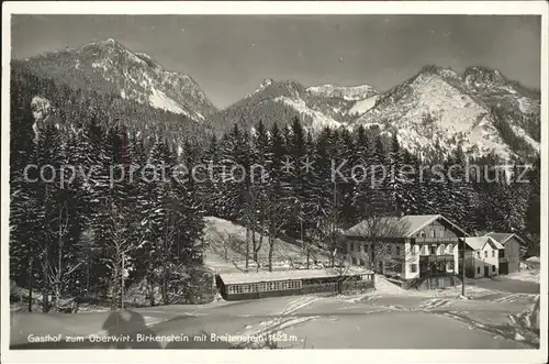 Birkenstein Gasthaus Oberwirt H. Wagner Kat. Fischbachau