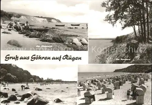 Goehren Ruegen Strand Steilkueste  Kat. Goehren Ostseebad Ruegen