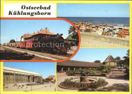 Kuehlungsborn Ostseebad Molli Bahnhof Strand Konzertgarten Kat. Kuehlungsborn