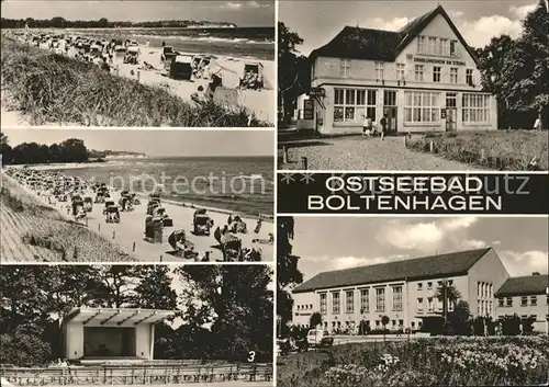 Boltenhagen Ostseebad Strand Konzertmuschel Erholungsheim Fritz Reuter Kat. Ostseebad Boltenhagen