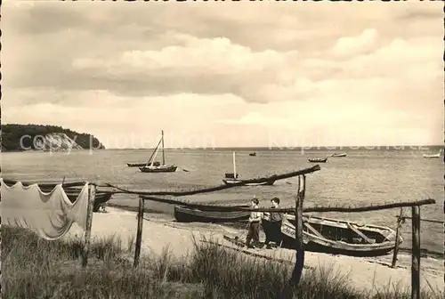 Goehren Ruegen Fischerstrand Kat. Goehren Ostseebad Ruegen