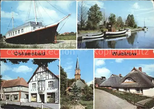 Wustrow Ostseebad Hafen Hauptstrasse Ferienheim Plamag Plauen Kat. Ostseebad Wustrow