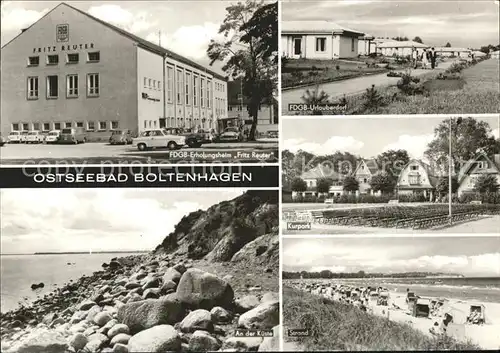 Boltenhagen Ostseebad Strand Kurpark Ulauberdorf Erholungsheim Fritz Reuter Kat. Ostseebad Boltenhagen