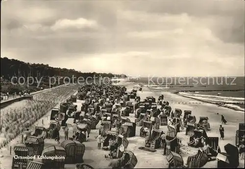 Kuehlungsborn Ostseebad Strand Kat. Kuehlungsborn