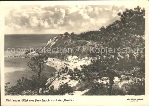 Insel Hiddensee Blick vom Dornbusch  Kat. Insel Hiddensee