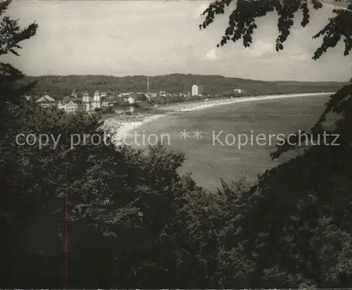 Binz Ruegen Strand und Panorama Kat. Binz