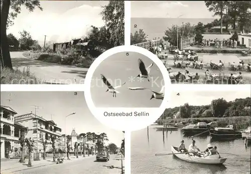 Sellin Ostseebad Ruegen Kleinbahn Freilichtbuehne See Kat. Sellin Ostseebad