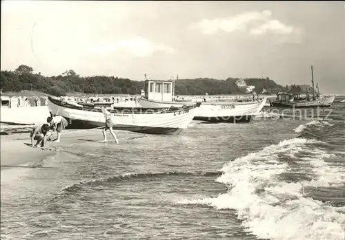 Ahlbeck Ostseebad Strand Kat. Heringsdorf Insel Usedom