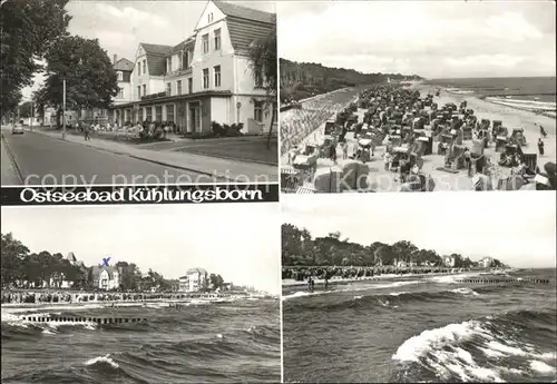 Kuehlungsborn Ostseebad Strand Strasse Kat. Kuehlungsborn