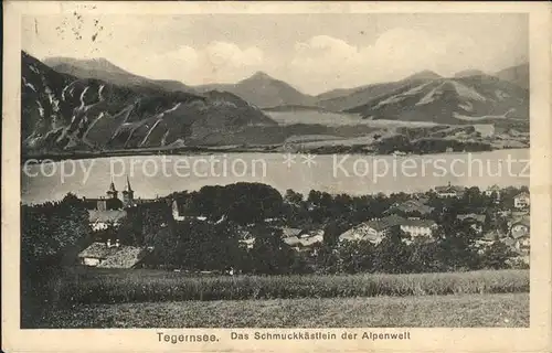 Tegernsee Das Schmuckkaestlein der Alpenwelt Kat. Tegernsee