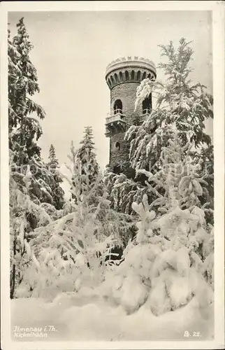 Ilmenau Thueringen Kickelhahn Aussichtsturm Kat. Ilmenau