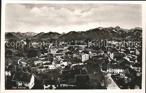 Bad Aibling Gesamtansicht mit Alpenpanorama Kat. Bad Aibling