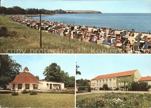 Boltenhagen Ostseebad Strand Pavillon Bar FDGB Erholungsheim Fritz Reuter Kat. Ostseebad Boltenhagen