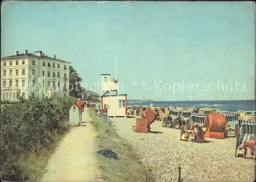 Heiligendamm Ostseebad Partie am Strand Kat. Bad Doberan