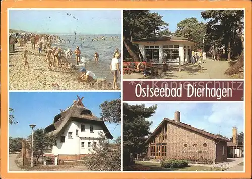 Dierhagen Ostseebad Strand Kiosk Haus Kaeppn Brass Ferienheim VE Wohnungsbaukombinat Rostock Kat. Dierhagen Ostseebad