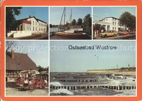 Wustrow Ostseebad FDGB Erholungsheim Seglerhafen Cafe Strand Kat. Ostseebad Wustrow