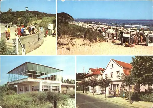 Baabe Ostseebad Ruegen Am Rondell Strand HOG Inselparadies Gaststaette FDGB Erholungsheim Thesen Kat. Baabe