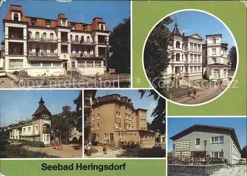 Heringsdorf Ostseebad Usedom FDGB Erholungsheime Ferienheim der VEB Rodewisch Kat. Heringsdorf