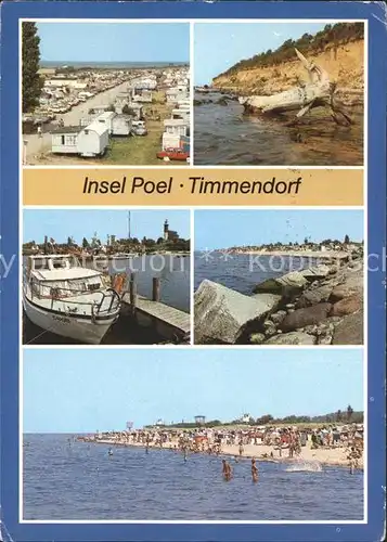 Timmendorf Insel Poel Campingplatz Steilkueste Lotsenhafen Leuchtturm Strand Kat. Insel Poel