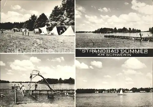 Duemmer Ludwigslust-Parchim Campingplatz Badestrand Schwimmbad / Duemmer /Ludwigslust LKR