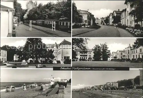 Heiligendamm Ostseebad Sanatorium fuer Werktaetige Eisenbahn Strand Kat. Bad Doberan