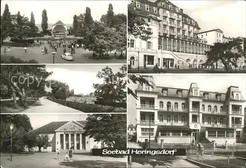 Heringsdorf Ostseebad Usedom Kurpark Kulturhaus FDGB Heim Solidaritaet Giuseppe di Vittorio Kat. Heringsdorf