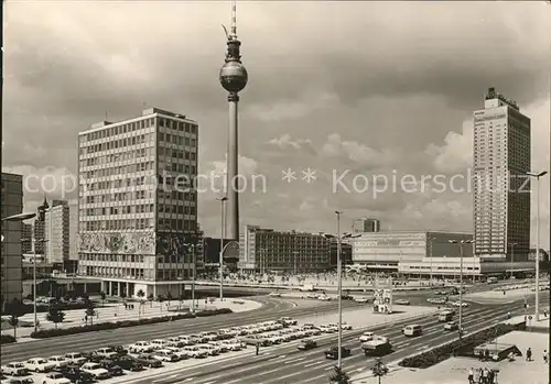 Berlin Alexanderplatz Hochhaus Kat. Berlin