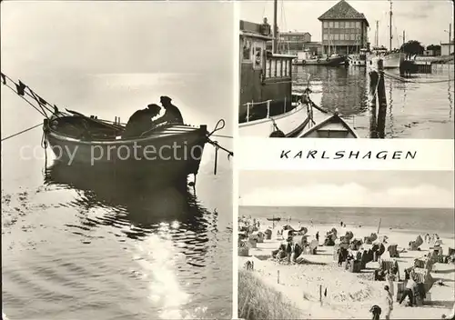 Karlshagen Fischerboot Hafen Strand Kat. Karlshagen