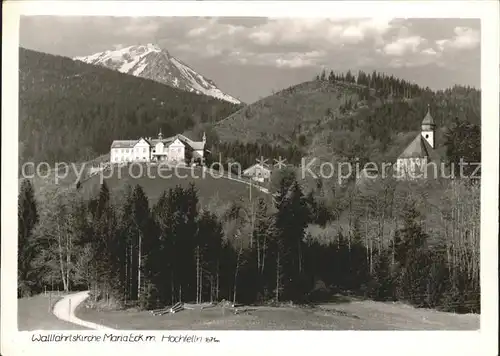 Siegsdorf Oberbayern Kloster Maria Eck Wallfahrtskirche Hochfelln Chiemgauer Alpen Kat. Siegsdorf