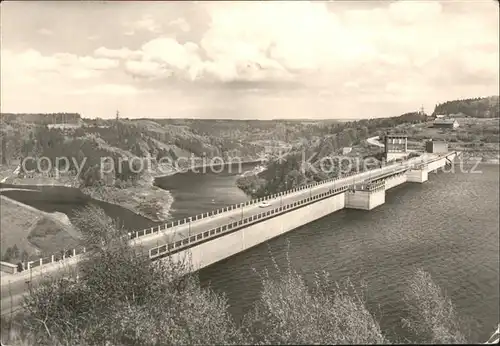 Rappbodetalsperre Harz Kat. Hasselfelde