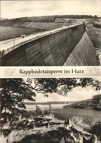 Rappbodetalsperre Talsperre Harz Kat. Hasselfelde