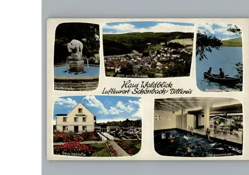 Schoenbach Dillkreis Restaurant, Pension Haus Waldblick / Herborn /Lahn-Dill-Kreis LKR