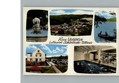 Schoenbach Dillkreis Restaurant, Pension Haus Waldblick / Herborn /Lahn-Dill-Kreis LKR