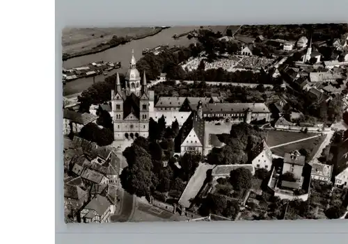 Seligenstadt Hessen Fliegeraufnahme / Seligenstadt /Offenbach LKR