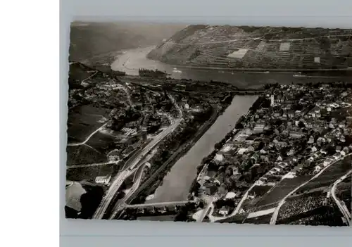 Bingen Rhein Fliegeraufnahme / Bingen am Rhein /Mainz-Bingen LKR