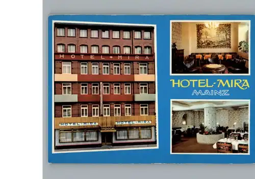 Mainz Rhein Hotel Mira / Mainz Rhein /Mainz Stadtkreis