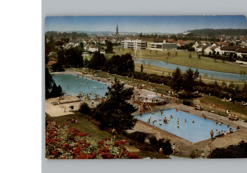 Bad Rappenau Schwimmbad Bad Rappenau Heilbronn LKR Nr k136147 oldthing Ansichtskarten 