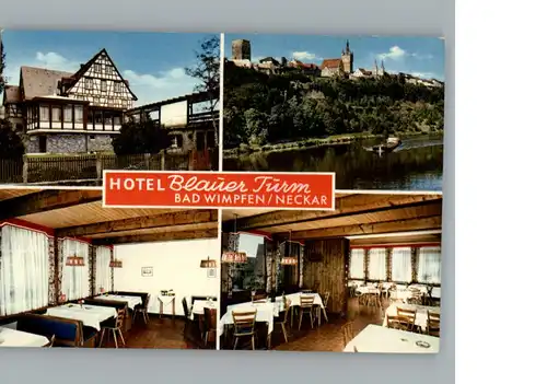 Bad Wimpfen Hotel Blauer Turm / Bad Wimpfen /Heilbronn LKR