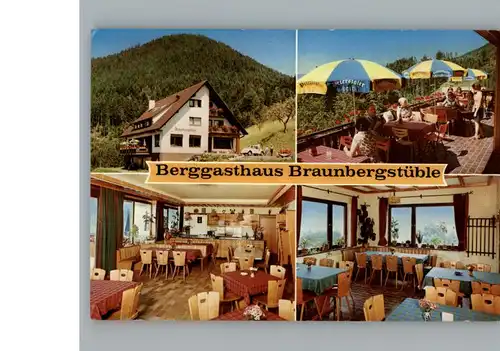 Ibach St Blasien Gasthaus Braunbergstueble / Ibach /Waldshut LKR