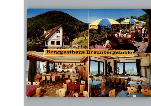 Ibach St Blasien Gasthaus Braunbergstueble /  /